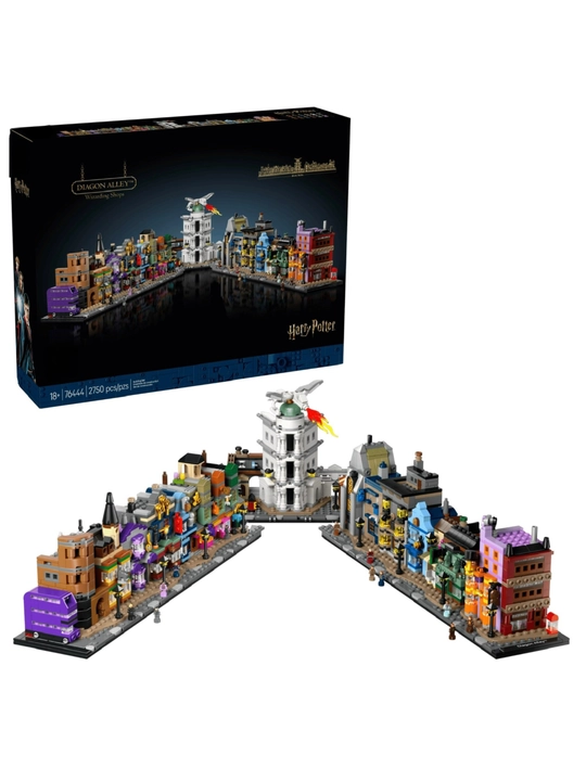 Konstruktor Lego Qiya xiyobon (Garri Potter), 14 ta minifigura, 2750 ta qism - 