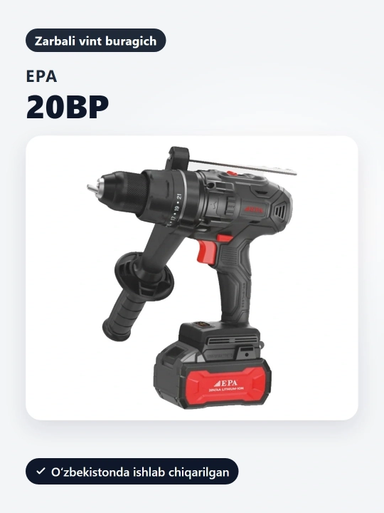Simsiz tornavida EPA EASH-20BP-2