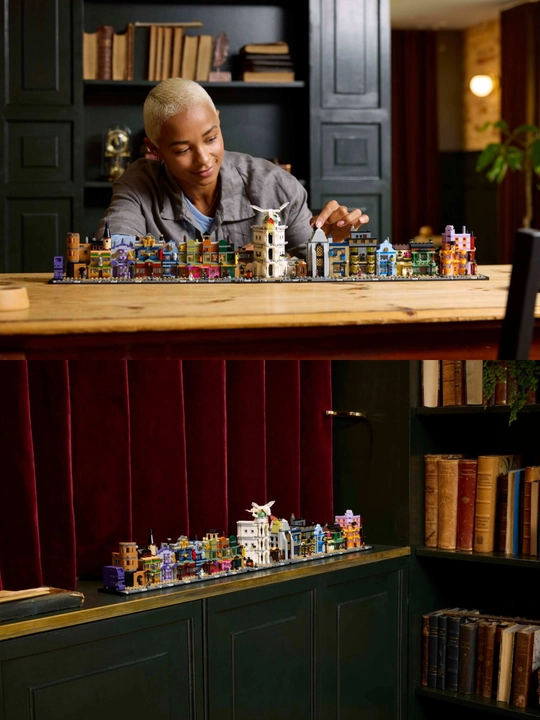 Konstruktor Lego Qiya xiyobon (Garri Potter), 14 ta minifigura, 2750 ta qism