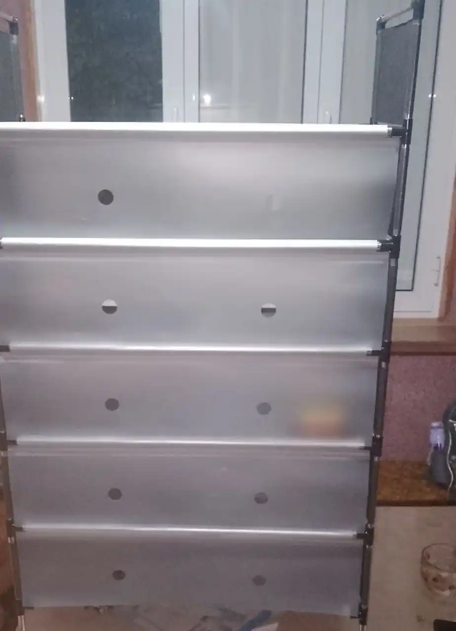 Обувной шкаф, 7 ярусов, металлический каркас, тканевый стеллаж, 63 × 28 × 128 см