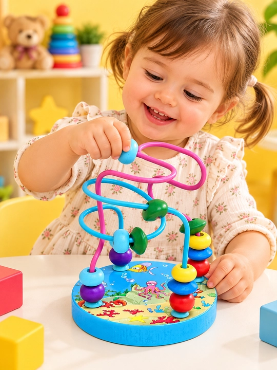 Bolalar uchun Montessori uslubidagi yog‘och pazllar, 15 xil turi - 