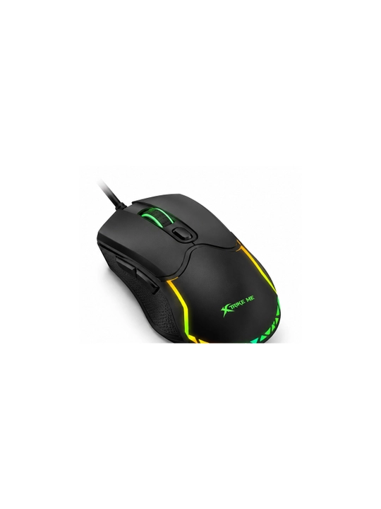 Xtrike Me GM-217 simli gaming sichqoncha, qora, 3600 DPI, RGB