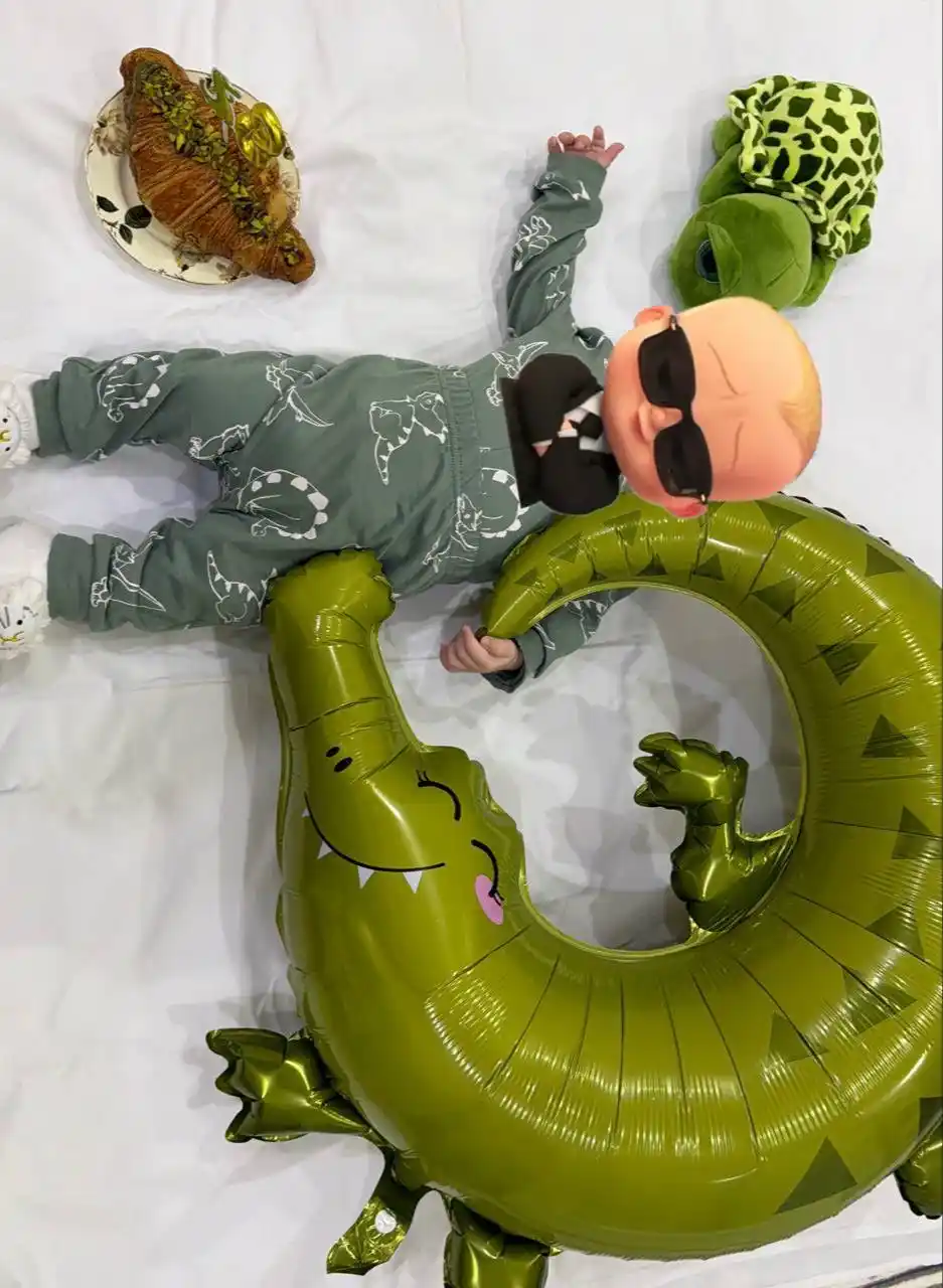Folga shar, multfilm qahramonlari, shuningdek, mashinalar, hayvonlar va dinozavrlar
