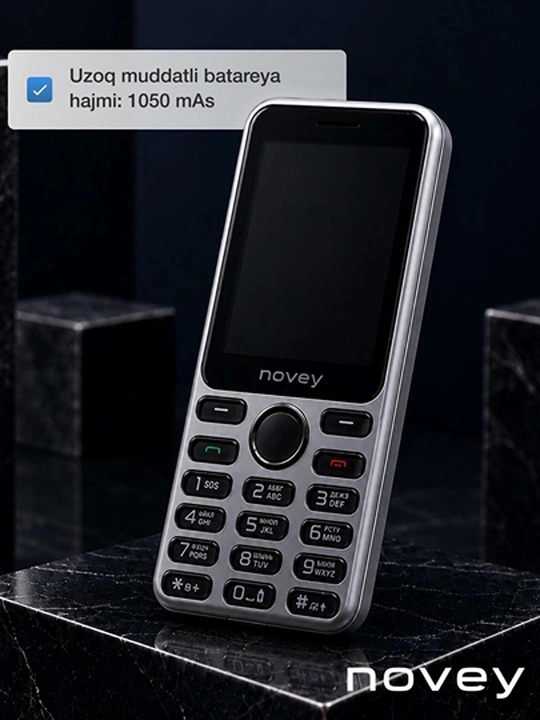 Tugmachali telefon NOVEY A65