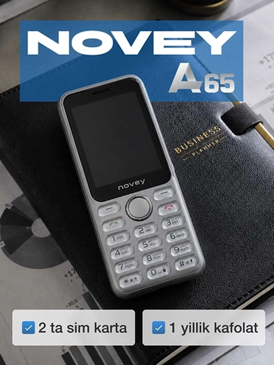 Tugmachali telefon NOVEY A65