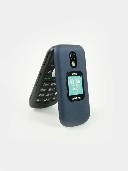 Texnomax Gusto tugmali telefoni. Kamera, 2 ta SIM, fonar
