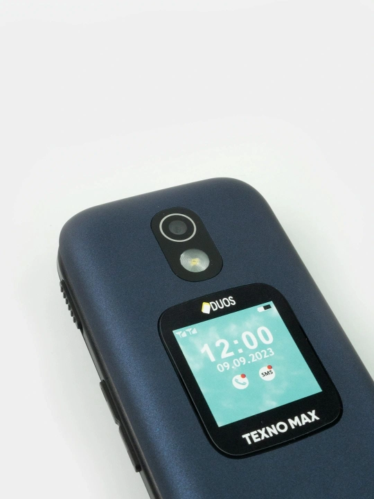 Texnomax Gusto tugmali telefoni. Kamera, 2 ta SIM, fonar