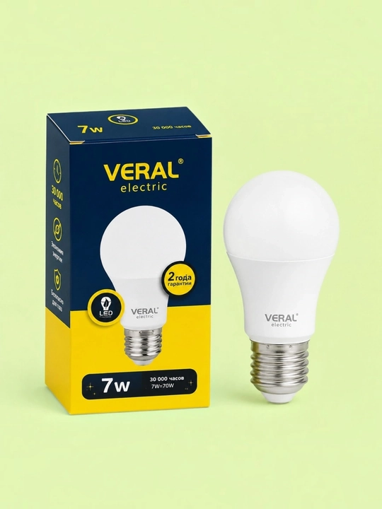 VERAL LED Lampochka 5W-7W