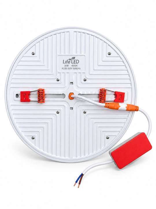 LED chiroq dumaloq panel LifeLED 36 W, 4000 K, 2880 lm, shift uchun yoritgich