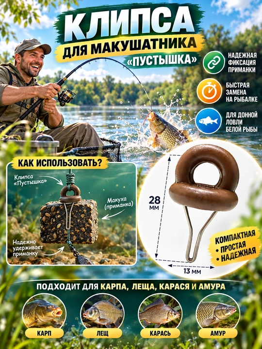 Клипса на макушатник Пустышка