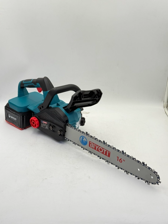 Аккумуляторная цепная пила BIYOTI BYT-229, 21V, Brushless, 1800 Вт, шина 300 мм, 2 АКБ