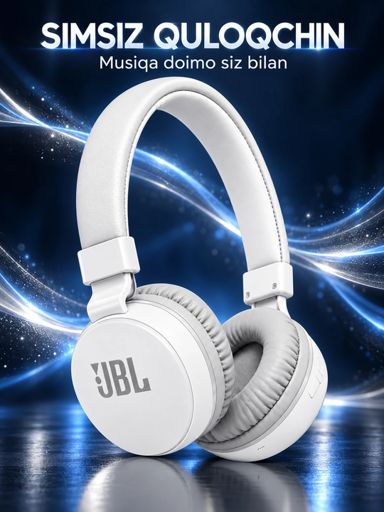 JBL 881A simsiz Bluetooth quloqchin, mikrofonli, bukiladigan dizayn - 