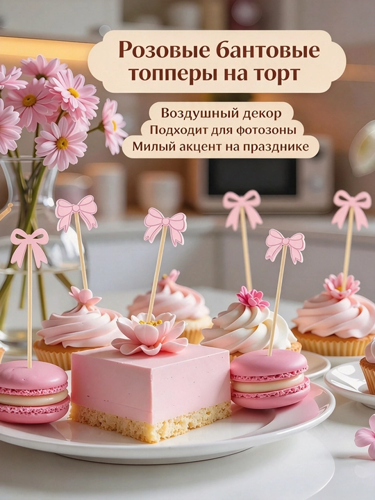 100 dona pushti bantli kokteyl shpaljkalari, tugʻilgan kun, qizlar bayrami uchun bezak