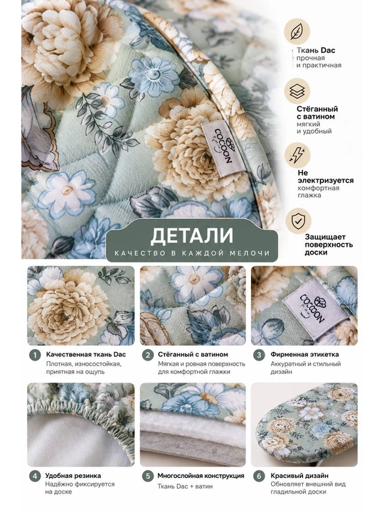 Чехол для гладильной доски — практичный и красивый аксессуар для дома