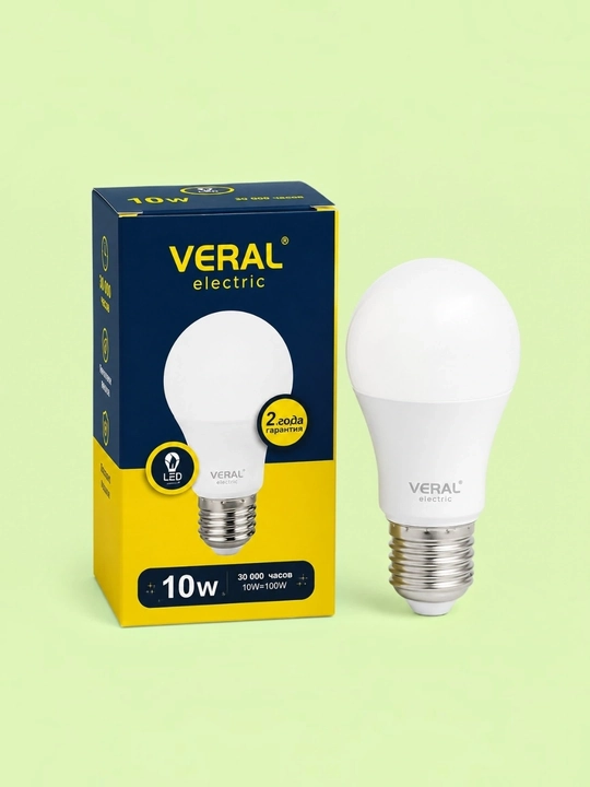 VERAL LED Lampochka 10W-12W. TO'PLAMDA XARID ARZONROQ - 
