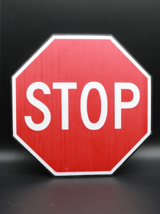 Декоративный 3D-знак «STOP» на стол и дверь / Табличка «СТОП», декор для офиса - 
