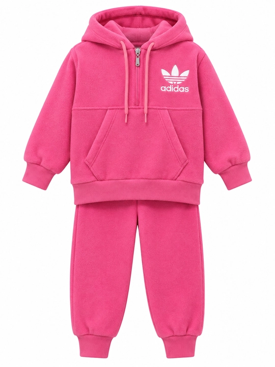 Детский спортивный костюм двойка, теплый флис, худи и штаны, на 3–6 лет
