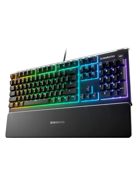 SteelSeries Apex 3 RGB Водостойкая Бесшумная Клавиатура с RGB-подсветкой