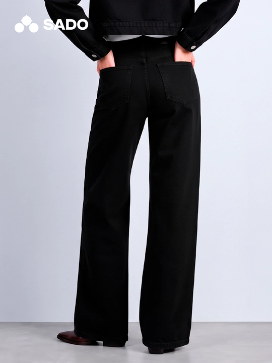 Женские брюки Wide Leg из твила SADO