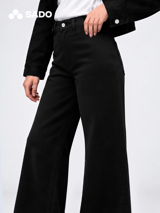 Женские брюки Wide Leg из твила SADO