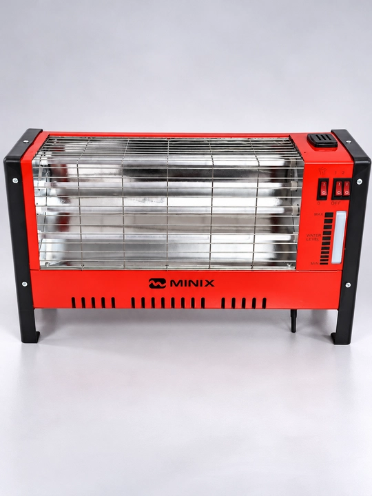 Elektr isitgich 1600 Vt, Infraqizil kvarsli, 2 rejim, ag‘darilishdan himoya