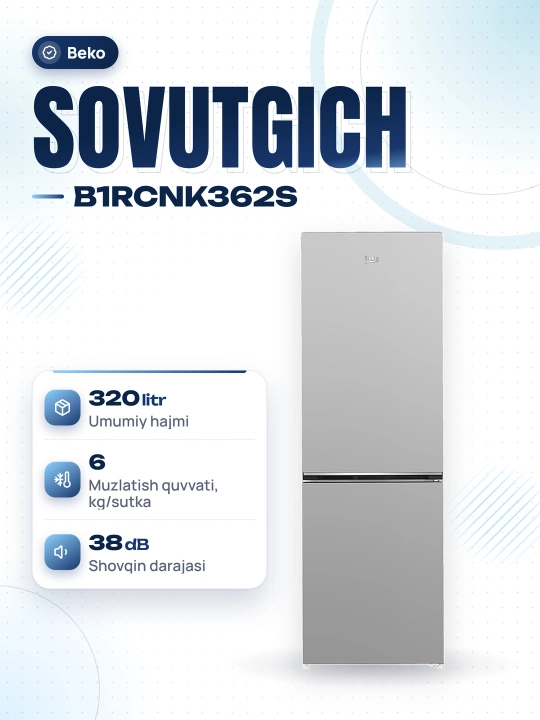 Sovutgich Beko B1RCNK362S - 