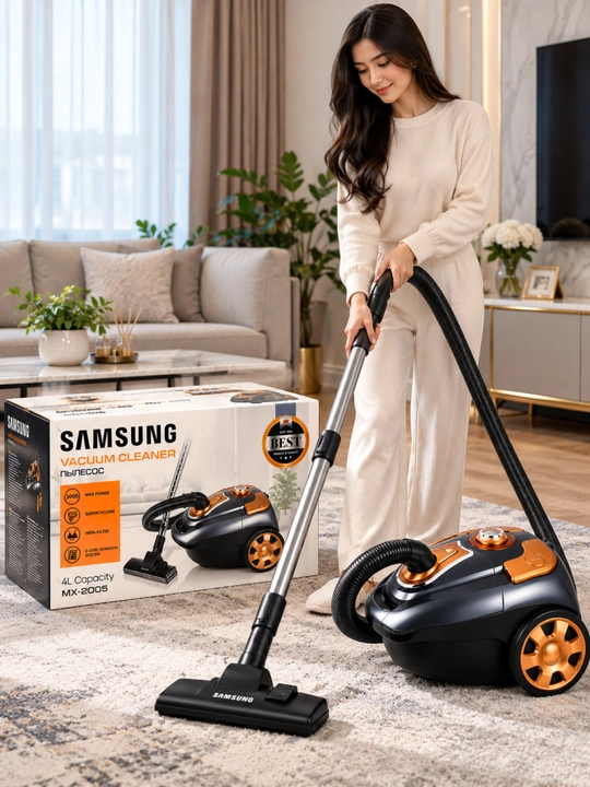 Пылесос Samsung MX-2005, 3000 Вт, 4 л, HEPA-фильтр