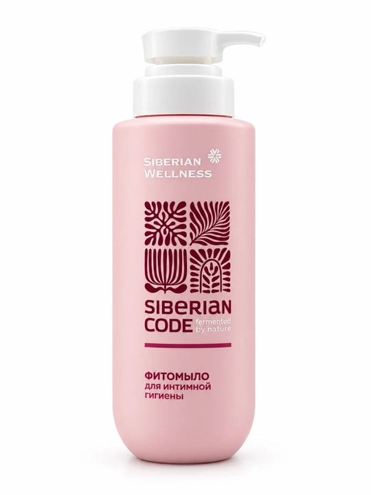 Фитомыло для интимной гигиены Siberian Wellness Siberian Code, с дозатором, 400 мл - 