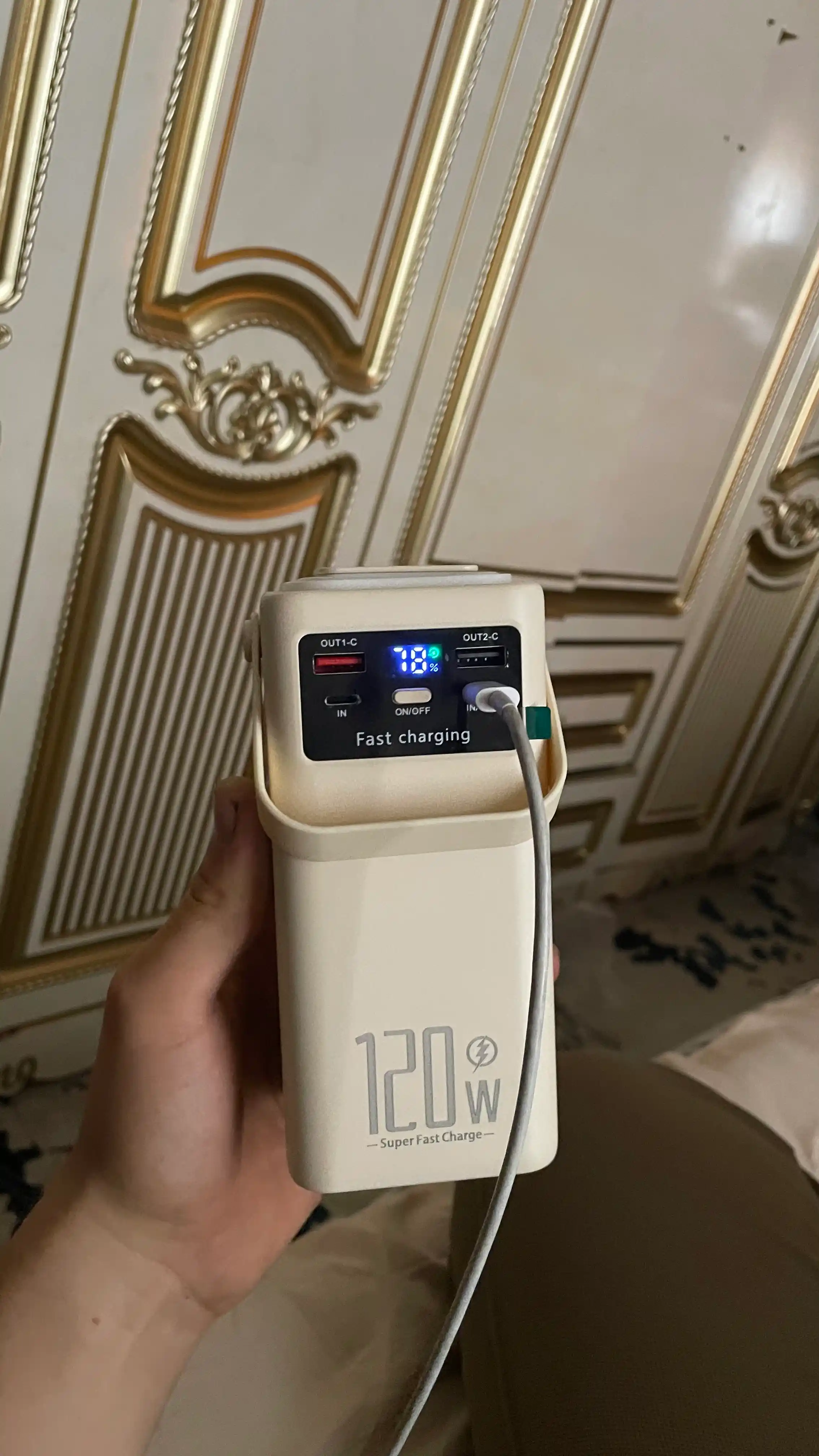 Внешний аккумулятор power bank с быстрой зарядкой, 50000, 100000, 7 в 1
