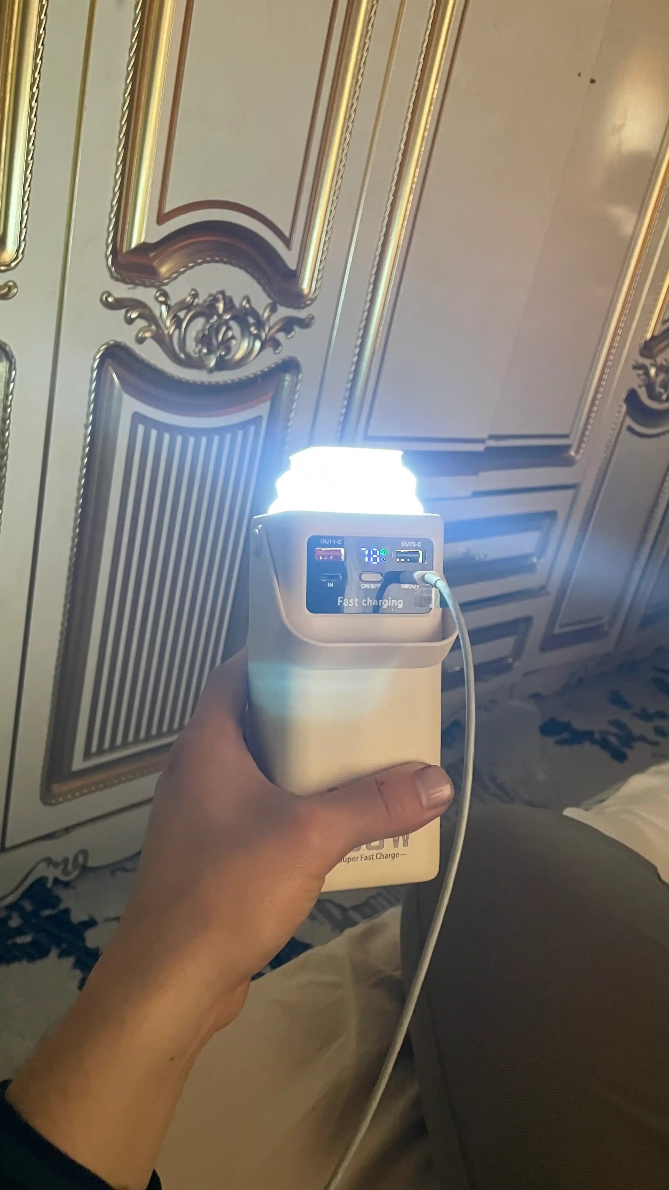 Внешний аккумулятор power bank с быстрой зарядкой, 50000, 100000, 7 в 1
