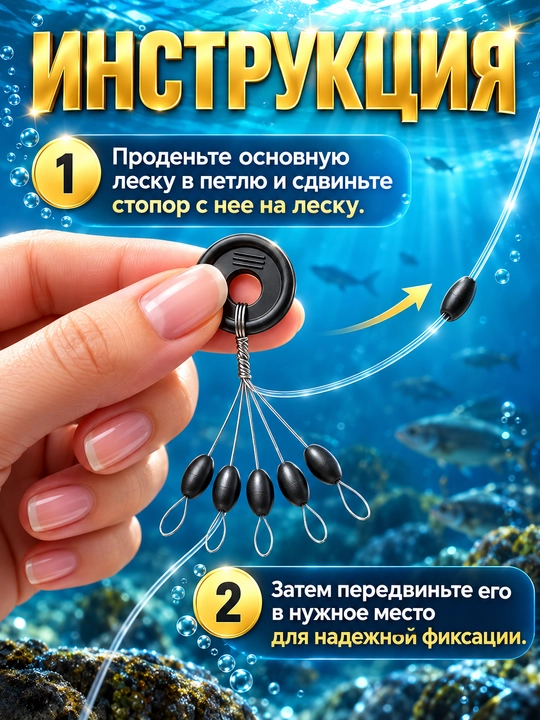 Karp baliq ovlash uchun boyl stoporlari