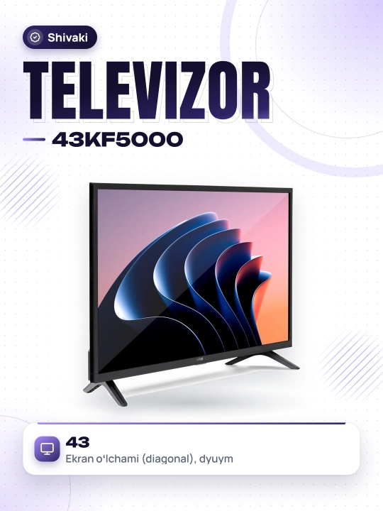 Televizor ART-TV 43KF5000, qora - 