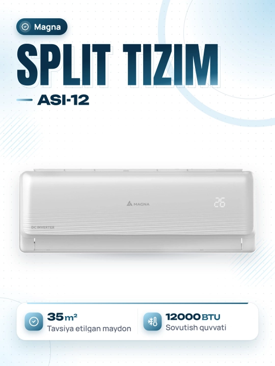 Кондиционер Magna ASI-12, Invertor - 
