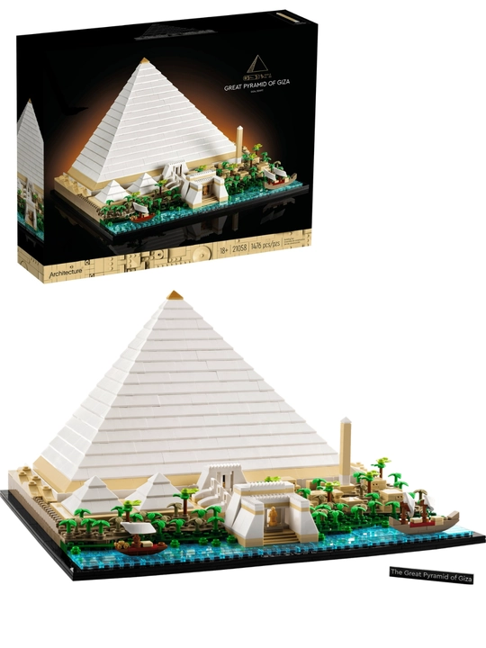 Konstruktor Lego Arxitektura: Gizaning Buyuk ehromi, 1476 ta qism - 
