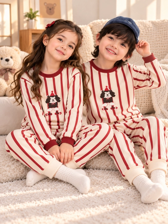 Bolalar uchun  pijama, uxlash uchun yumshoq to‘plam - 