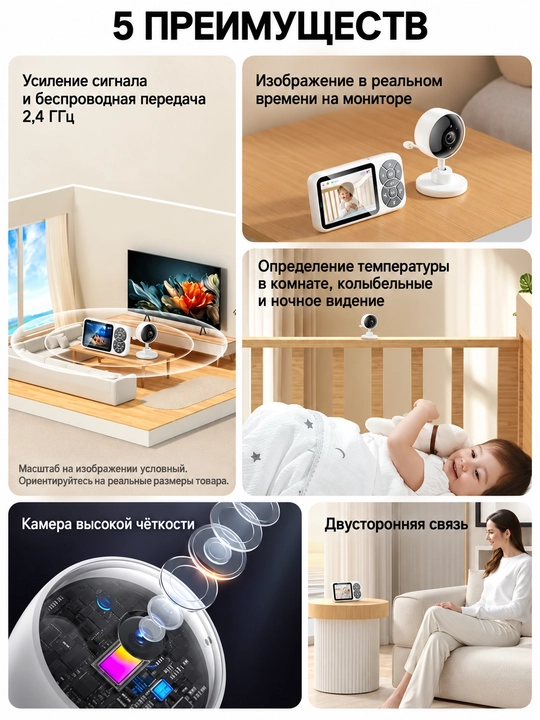 Yesido KM26 bolalar videonyanyasi, 3,5 dyuym ekran, 2.4G