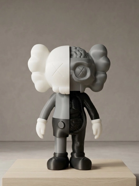 Haykalcha Kaws Dualis 3D, uy uchun dekor - 