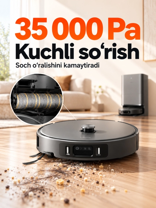 Робот-пылесос Xiaomi Robot Vacuum 6, 6 Pro, 6 Max