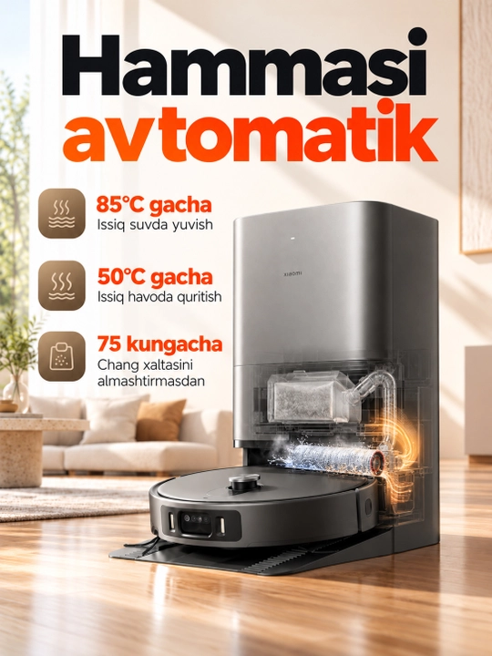Робот-пылесос Xiaomi Robot Vacuum 6, 6 Pro, 6 Max