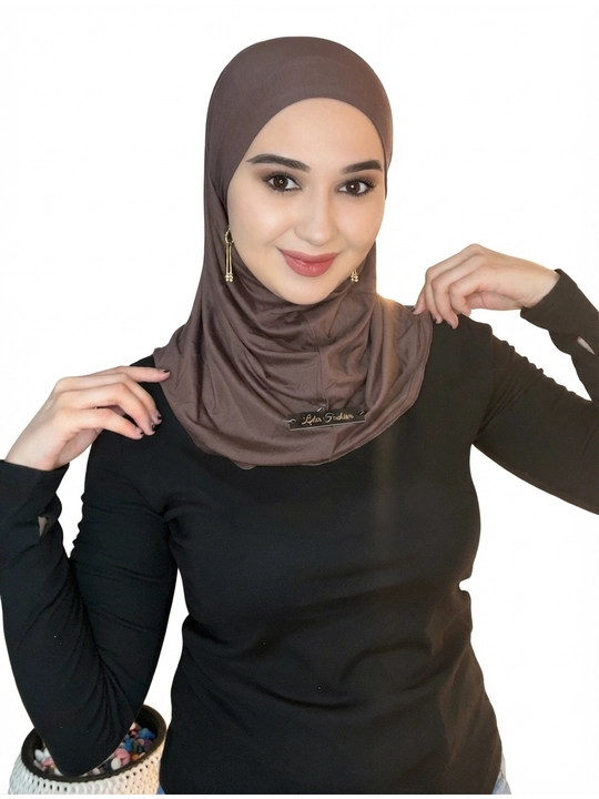 Elya tayyor hidjab, orqasi rezinkali.Materiali kaliforniya - 