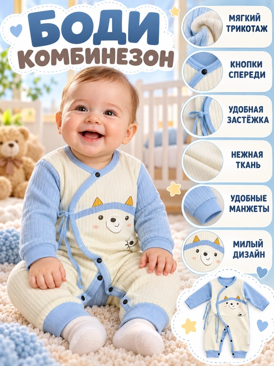 Боди для новорожденных, детский бодик, слип, комбинезон для девочек на кнопках