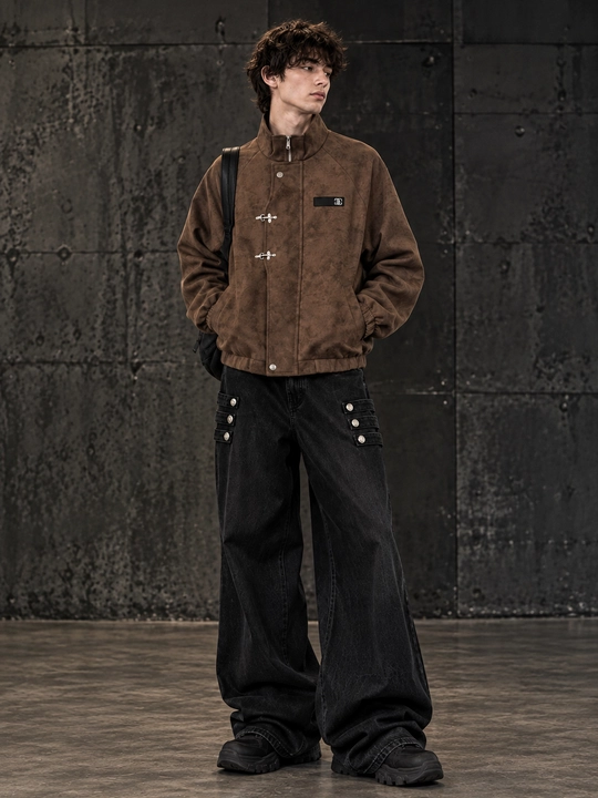 Jeansy jenskie i mujskie baggy oversize Y2K