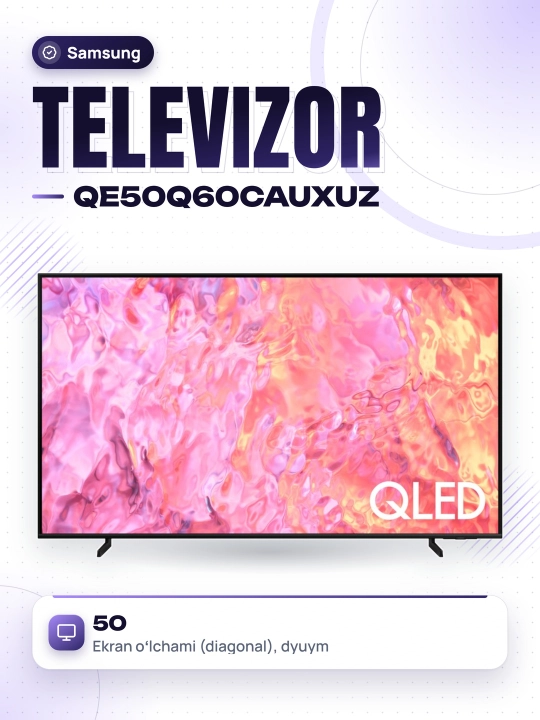 Телевизор Samsung QE50Q60CAUXUZ - 