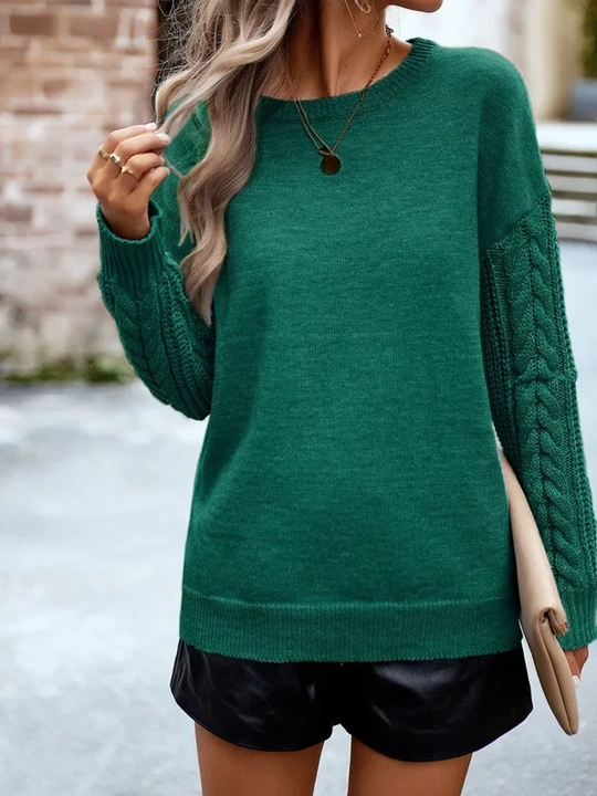 Hajmli yengli oversize sviter