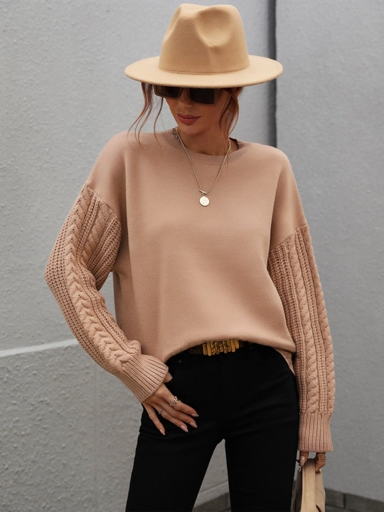 Hajmli yengli oversize sviter