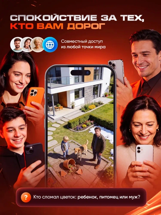 4G Full HD-видеокамера наблюдения на солнечной батарее (с SIM-картой)