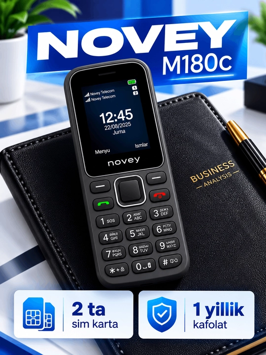 Мобильный телефон Novey M180c, кнопочный телефон, без камеры, 2 SIM, 4 цвета - 