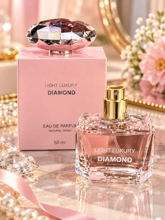 Женская парфюмерная вода Light Luxury Diamond, 50 мл, нежный и приятный аромат - 