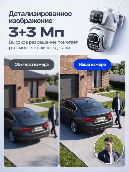 4G Full HD-видеокамера наблюдения на солнечной батарее (с SIM-картой)