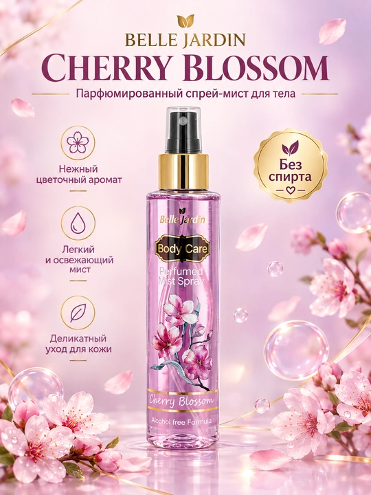Tana uchun parfyumlangan sprey Belle Jardin, 160 ml - 